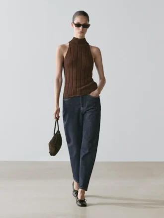 Cotton Blend Halter Top Cotton Blend Halter Top