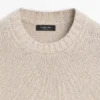 Cotton Blend Knit Crew Neck Sweater Cotton Blend Knit Crew Neck Sweater