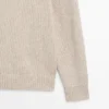Cotton Blend Knit Crew Neck Sweater Cotton Blend Knit Crew Neck Sweater