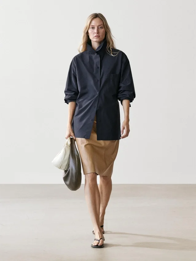 Cotton Blend Overshirt with Pocket Cotton Blend Overshirt with Pocket