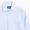 Cotton Blend Shirt with Pocket Detail Cotton Blend Shirt with Pocket Detail