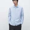 Cotton Blend Shirt with Pocket Detail Cotton Blend Shirt with Pocket Detail