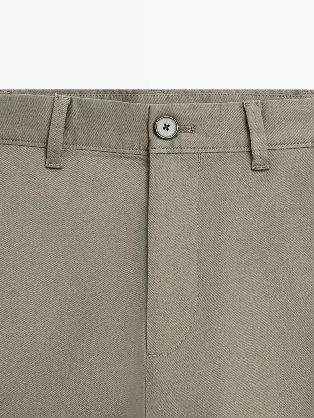 Cotton Blend Slim Fit Pants Cotton Blend Slim Fit Pants