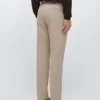 Cotton Blend Slim Fit Trousers