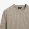 Cotton Cable-Knit Sweater