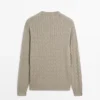Cotton Cable-Knit Sweater