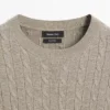 Cotton Cable-Knit Sweater
