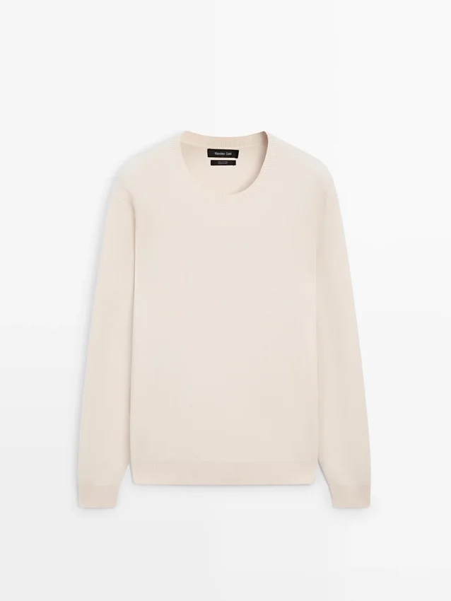 Cotton Knit Crew Neck Sweater Cotton Knit Crew Neck Sweater