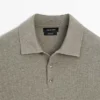 Cotton Knit Polo Sweater Cotton Knit Polo Sweater