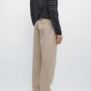 Cotton Linen Jogger Fit Pants