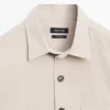 Cotton Overshirt with Pocket Details Cotton Overshirt with Pocket Details