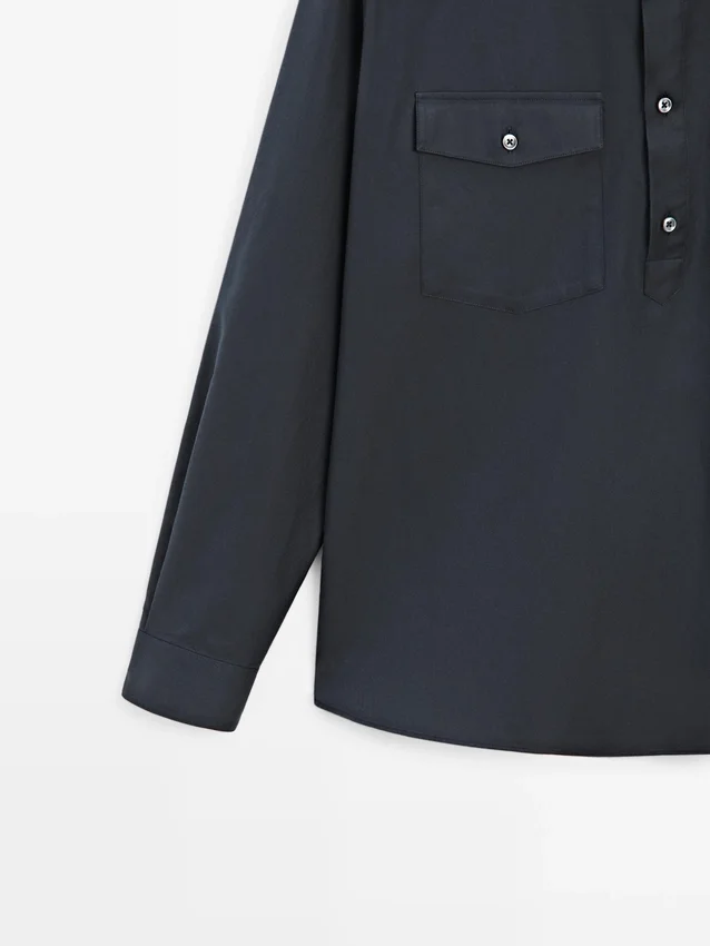 Cotton Shirt with Pockets Cotton Shirt with Pockets