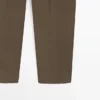 Cotton Trousers with Double Darts