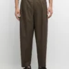 Cotton Trousers with Double Darts
