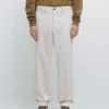 Cotton Twill Pants with Elasticated Waistband