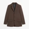 Crepe Fabric Blazer Crepe Fabric Blazer