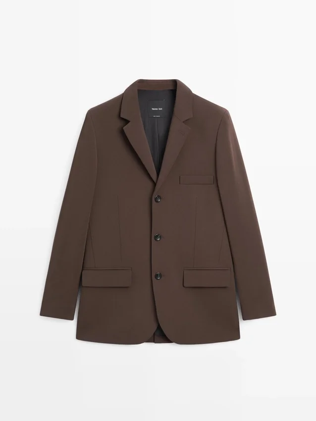 Crepe Fabric Blazer Crepe Fabric Blazer