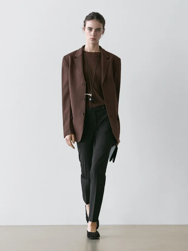 Crepe Fabric Blazer Crepe Fabric Blazer