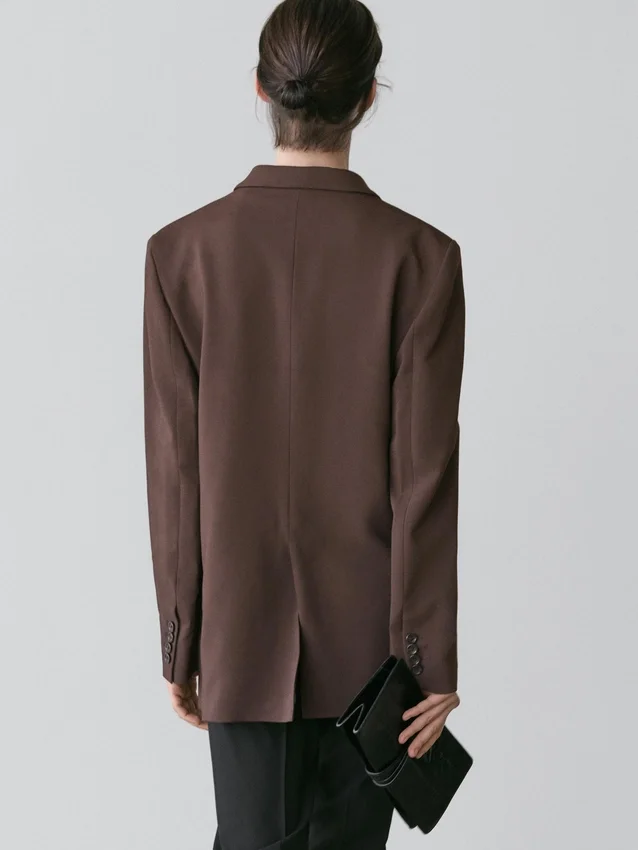 Crepe Fabric Blazer Crepe Fabric Blazer