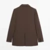 Crepe Fabric Blazer Crepe Fabric Blazer