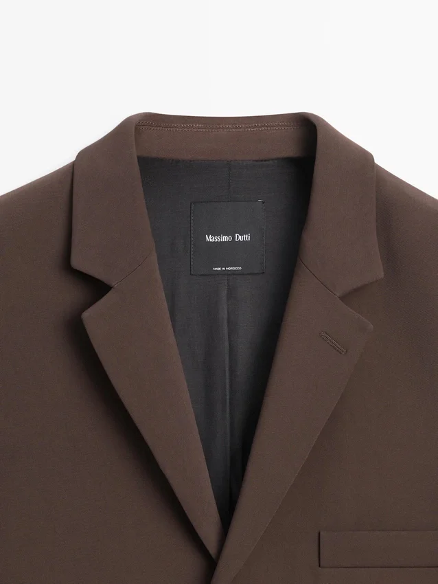 Crepe Fabric Blazer Crepe Fabric Blazer