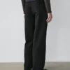 Darted Cotton Trousers Darted Cotton Trousers