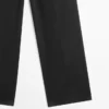 Darted Cotton Trousers Darted Cotton Trousers