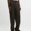 Darted Wool Trousers