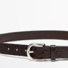 Embossed Nappa Leather Belt