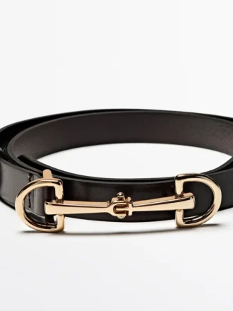 Equestrian Nappa Leather Belt