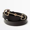 Equestrian Nappa Leather Belt