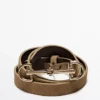 Equestrian Split Suede Leather Belt Equestrian Split Suede Leather Belt