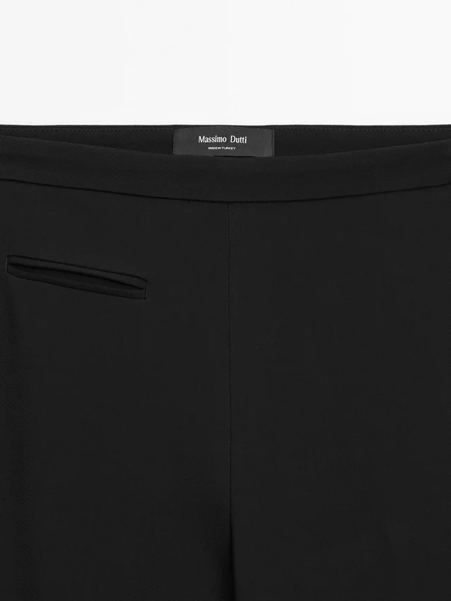 Flared Trousers with Pocket Flared Trousers with Pocket