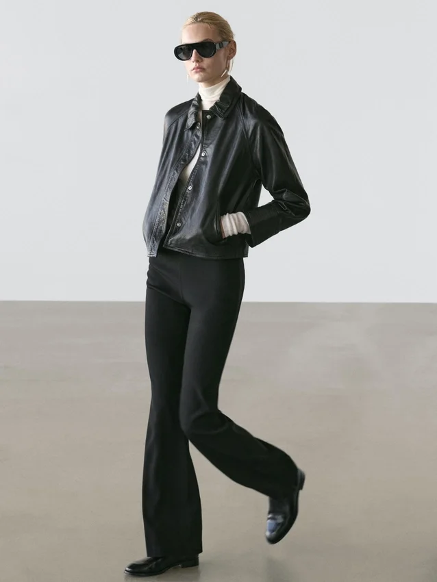 Flared Trousers with Pocket Flared Trousers with Pocket