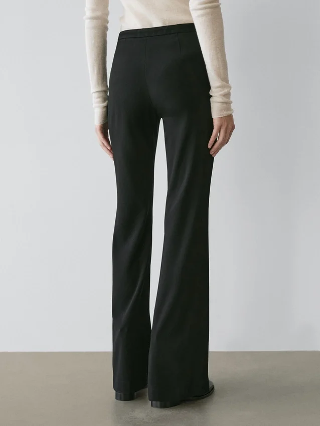 Flared Trousers with Pocket Flared Trousers with Pocket