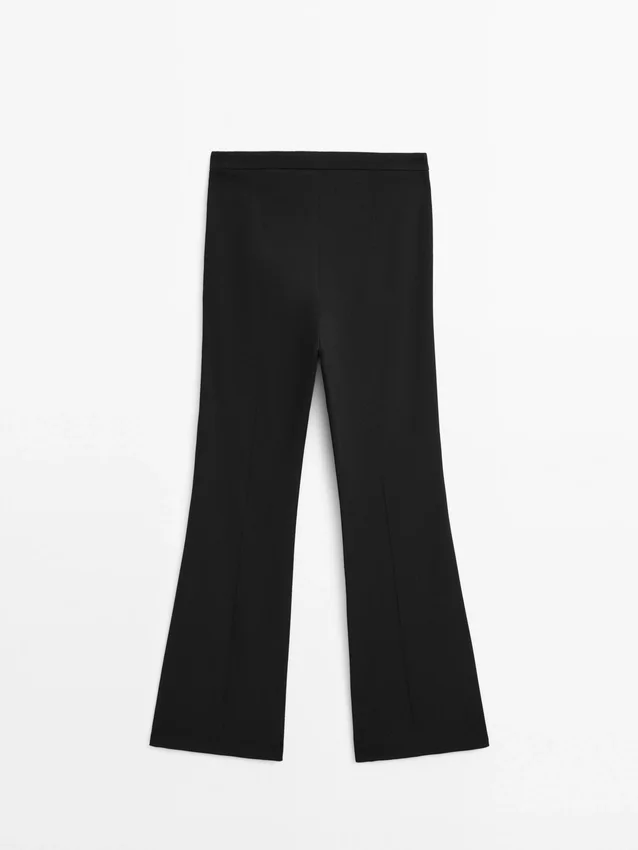 Flared Trousers with Pocket Flared Trousers with Pocket