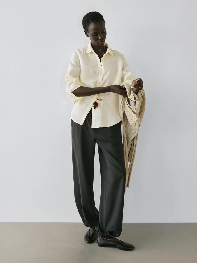 Flowing 100% Linen Shirt Flowing 100% Linen Shirt