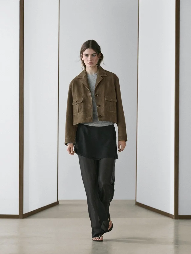 Flowing Contrast Silk Pants Flowing Contrast Silk Pants