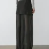 Flowing Contrast Silk Pants Flowing Contrast Silk Pants
