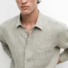 Flowing Linen Shirt with Pocket