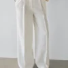 Flowing Linen Suit Trousers