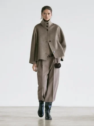 Flowing Long Wide-Leg Bermuda Shorts