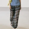 Flowing Printed Sarouel Trousers