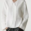 Flowing Shirt with Chest Detail