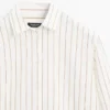 Flowing Tricolor Striped Shirt