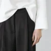Flowing Trousers with Pleated Details