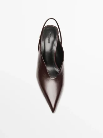 High-Heel Slingback Shoes