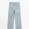 High-Waist Barrel Fit Jeans
