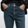 High-Waist Boot-Cut Jeans
