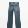 High-Waist Boot-Cut Jeans